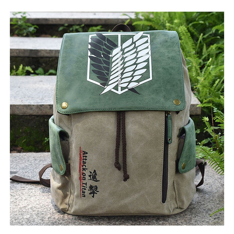 Anime Attack on Titan Survey Corps The Wings of Freedom Backpack - Cosplay Clans