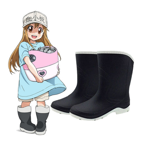 Anime Cells at Work Platelet Black Cosplay Shoes - Cosplay Clans